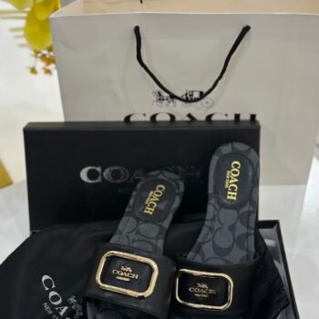 Coach flat ( 168-7/Black)
