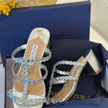 Aquazzura heel( 2025-8/ Silver)