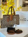 Coach bag( C0568- Apricot/Brown)
