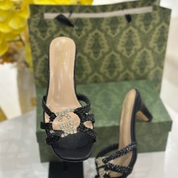 Gucci heel( 168-4/ Black)
