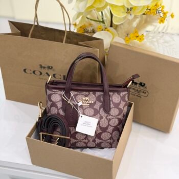 Coach bag(8009-Maroon/Maroon)
