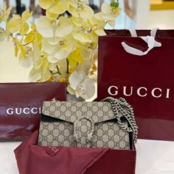 Gucci bag(400247-Black PVC)
