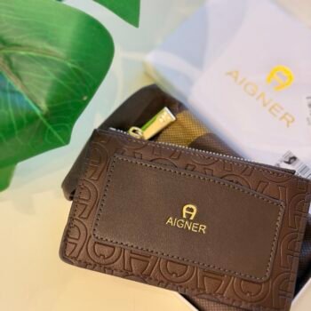 Aigner wallet(A255-Coffee)