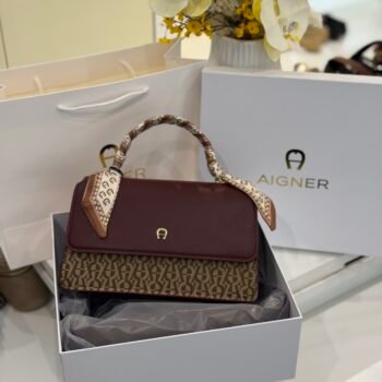 Aigner bag(A7319s/ Apricot-wine Red)