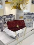 Dior bag(21126-Wine red)